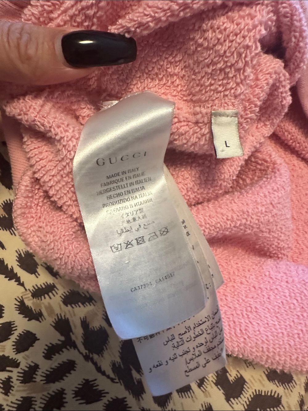 Gucci Pink Embroidered Logo Crewneck tennis Sweater - Picture 4 of 8